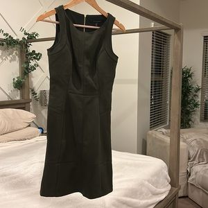 White House Black Market size 0 Suede Dress